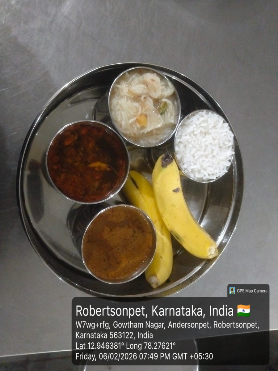 MDRSSC40KGF's tweet photo. Dinner #SocialAudit_SWDMeals #SocialWelfare_Karnataka @SWDGoK https://t.co/opRQlJInLa
