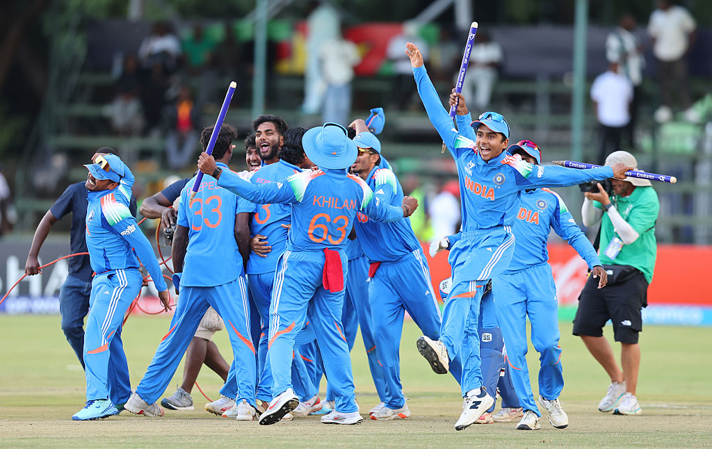 cricbuzz's tweet photo. India in U19 World Cup since 2016

Matches: 38
Wins: 35
Defeats: 3
Win-percentage: 92.1%

The three defeats came in the finals of the 2016, 2020 and 2024 editions respectively.

😳😳😳