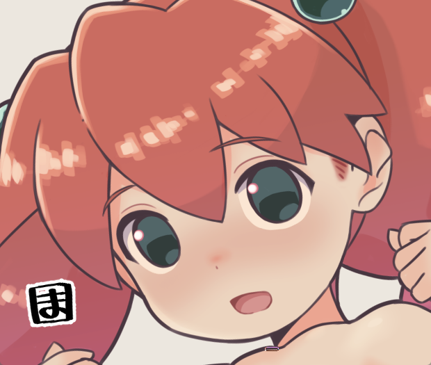 「休憩 wip」|廻のイラスト