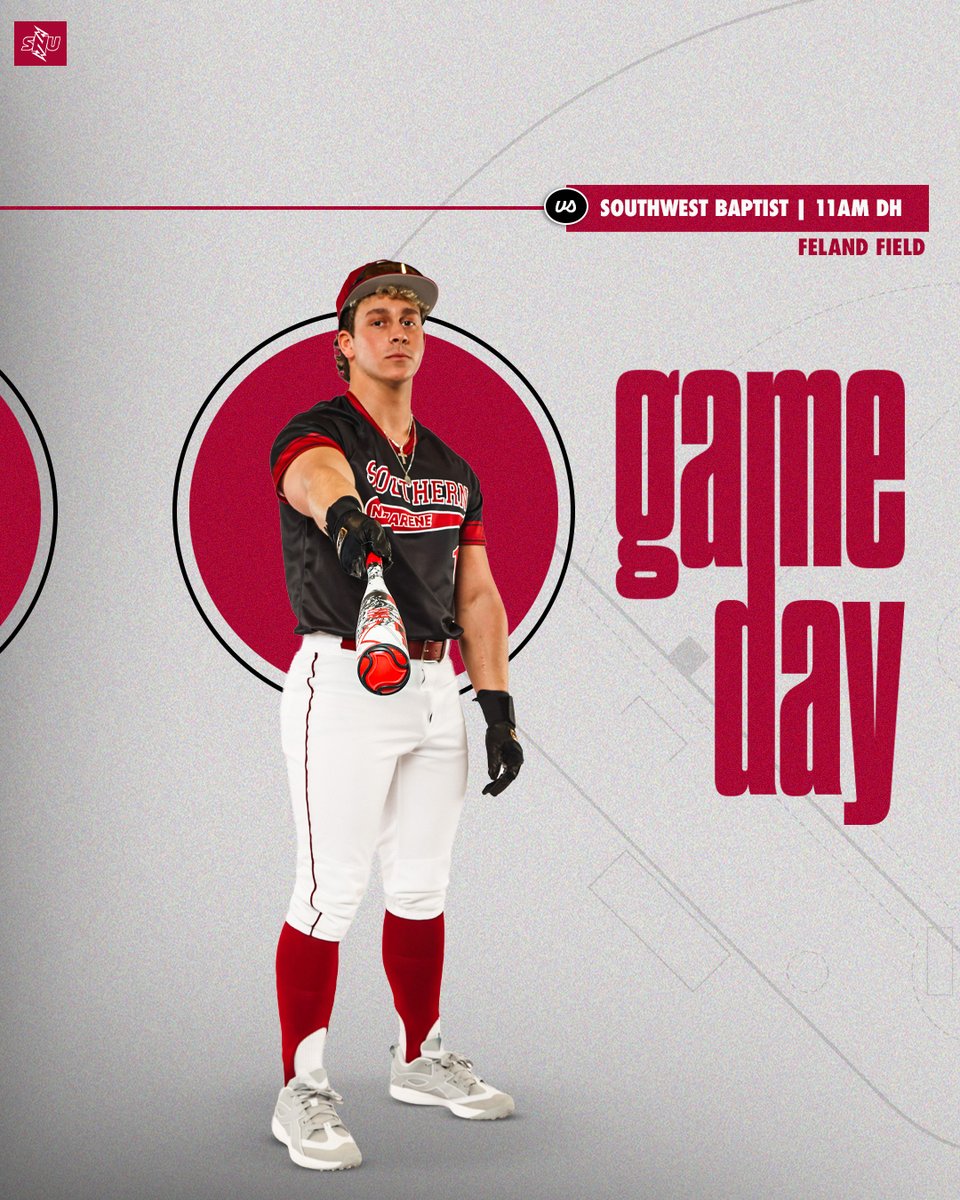 SNUBaseball's tweet image. 𝐇𝐨𝐦𝐞 𝐎𝐩𝐞𝐧𝐞𝐫 🥳

🆚 Southwest Baptist
⏰ 11:00 AM DH
📍Feland Field
🎟️ tinyurl.com/ysb3uns3
📊 tinyurl.com/55zu5rr9
🎥 tinyurl.com/3h5w7jdr

#BoltsUp⚡