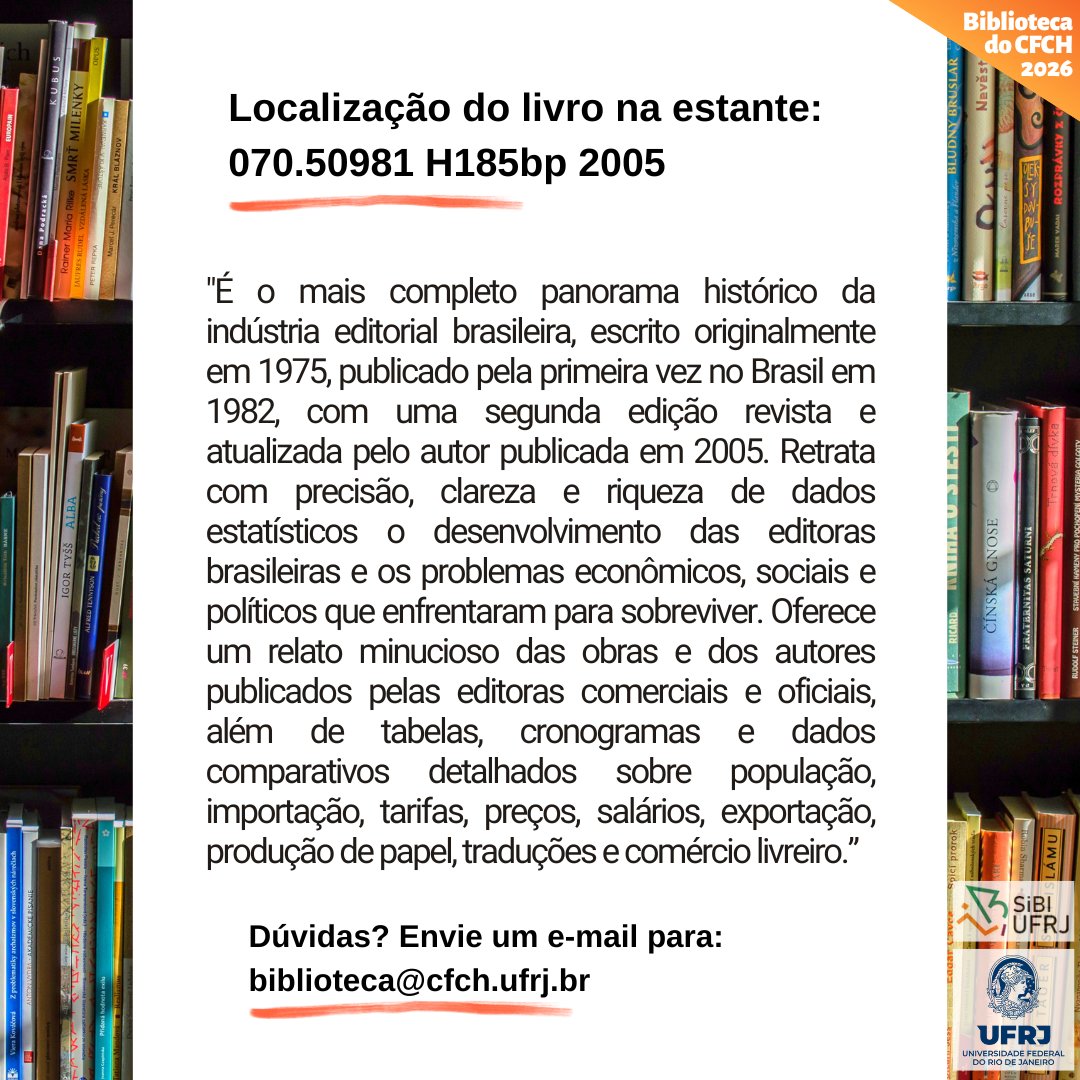 BibECOCFCH's tweet photo. Faleceu, aos 96 anos, Laurence Hallewell, referência nos estudos sobre a história do livro e da edição no Brasil.

📖 A Biblioteca do CFCH destaca seu livro mais importante, disponível em nosso acervo:

HALLEWELL, Laurence. O livro no Brasil: sua história. São Paulo: EDUSP, 2005. https://t.co/ZYKs0xzfAH