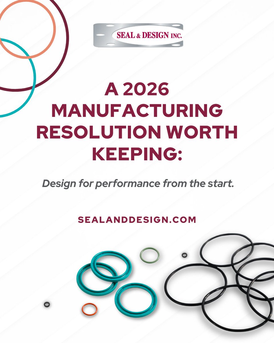 SealDesign's tweet photo. Seal & Design works alongside engineering teams to help improve durability, reduce failures, and support long-term product success.
Learn how we can support you in 2026: https://t.co/BKTj4cFnMy
#ManufacturingResolutions #ProductPerformance #SealAndDesign https://t.co/eixccnGmjt