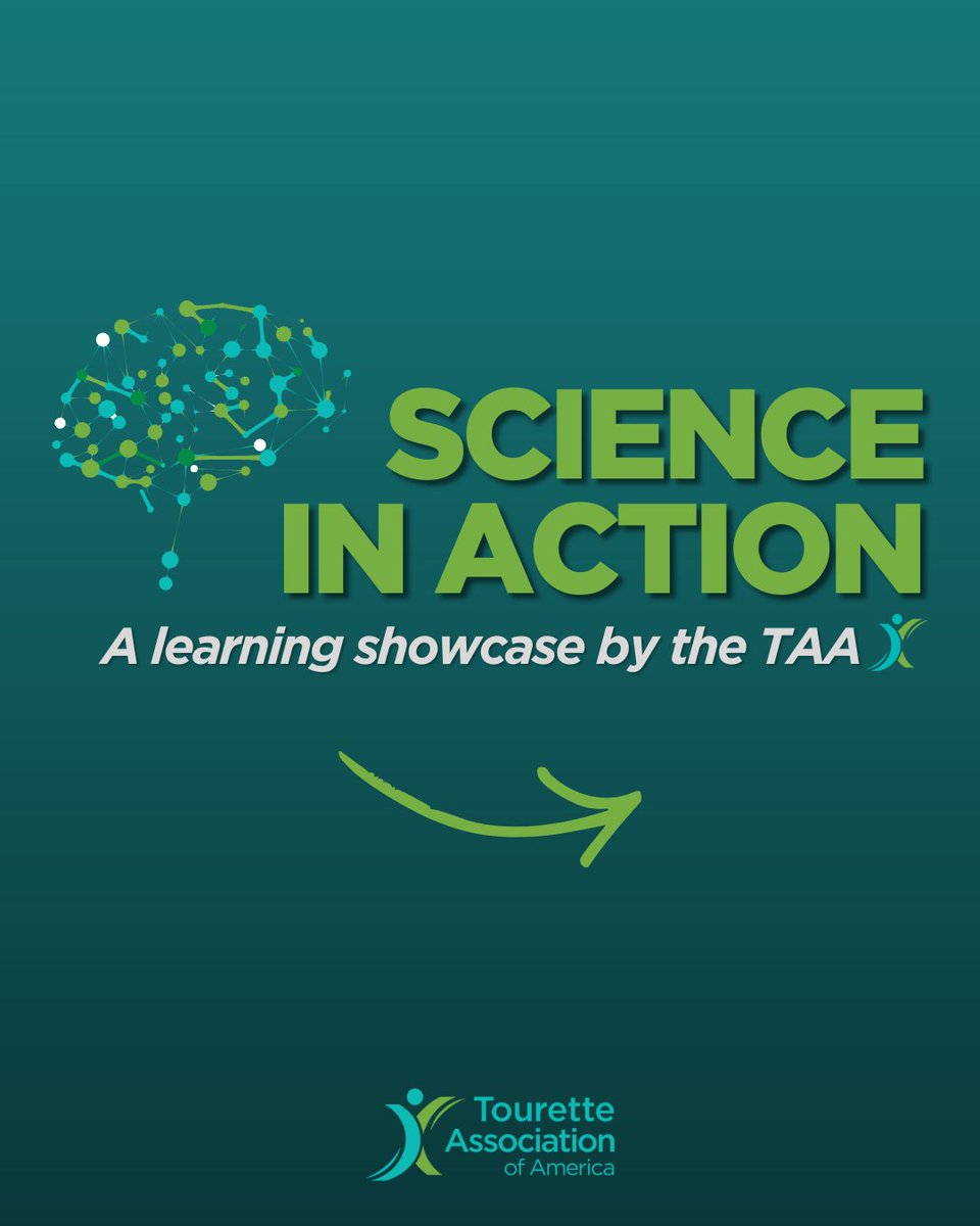 TouretteAssn's tweet image. The TAA Science in Action Showcase delivers updates on advancements shaping #TouretteSyndrome and #TicDisorder research in 2026. On March 17 at 7pm ET, Dr. Michael Himle and Dr. Douglas Woods will discuss advancements in TS therapies like #CBIT.
🔗 bit.ly/4rvQJ2K