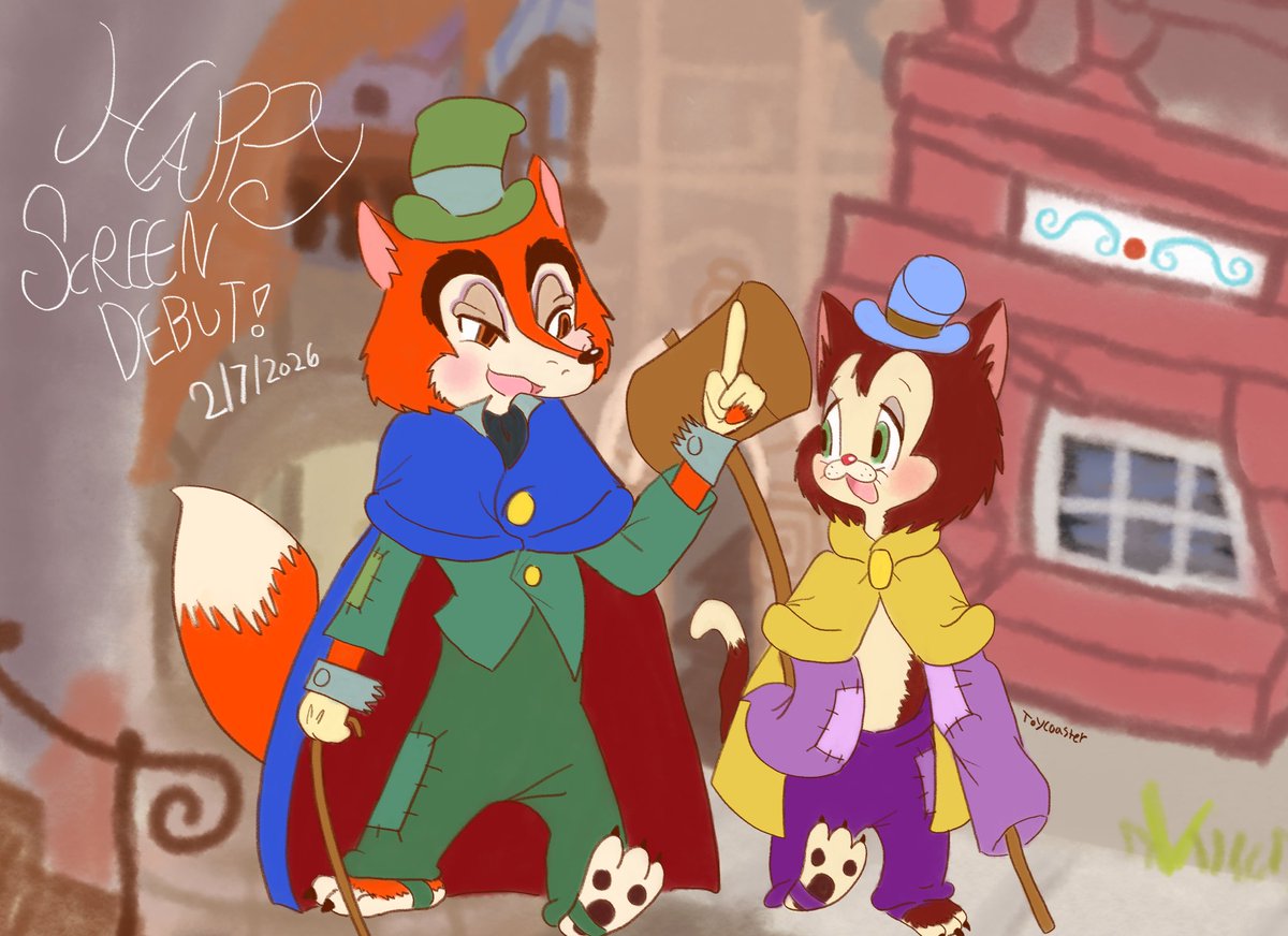 フェローとギデオン スクリーンデビューおめでとうございます