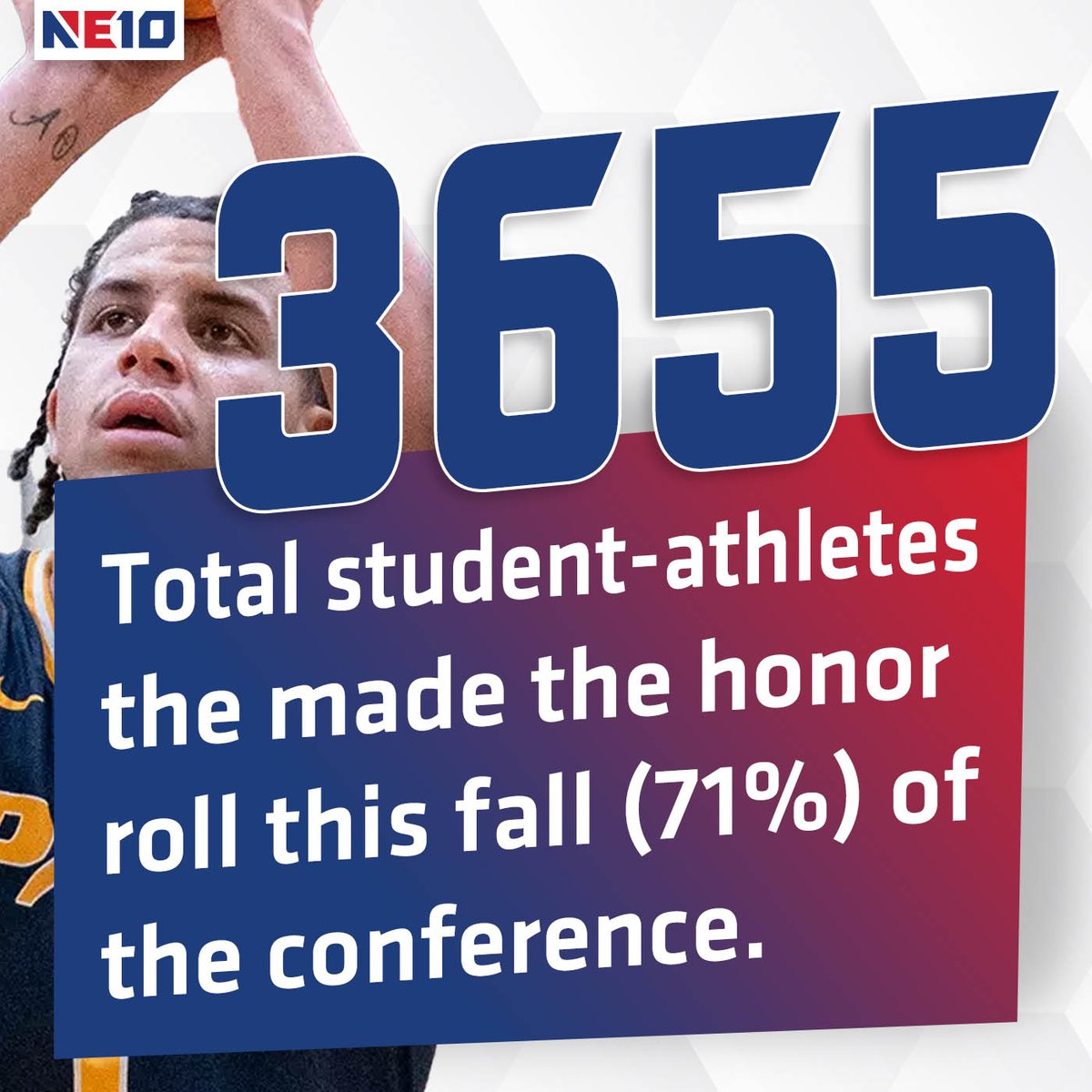 TheNortheast10's tweet photo. 𝐀𝐂𝐀𝐃𝐄𝐌𝐈𝐂 𝐇𝐎𝐍𝐎𝐑 𝐑𝐎𝐋𝐋 📚

The NE10 recognizes 71% of its student-athlete body with Academic Honor Roll status!

🔗: https://t.co/BUMp2LB1CI

#NE10EMBRACE | #NCAAD2 https://t.co/fcit2oWm9l
