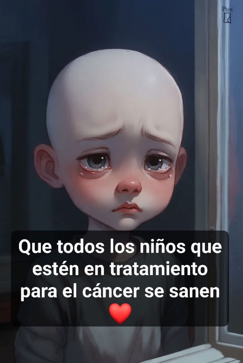 🔹️ ESTA PETICIÓN 
🔹️POR LOS NIÑOS CON CÁNCER. 🙏👼
Señor, ten piedad
Cristo, ten piedad
Señor, ten piedad
Cristo, óyenos
Cristo, escúchanos
Dios Padre celestial,
Ten piedad de nosotros.
Dios Hijo Redentor del mundo.🙏
Dios Espíritu Santo.🙏
Santa Trinidad, un solo Dios.🙏