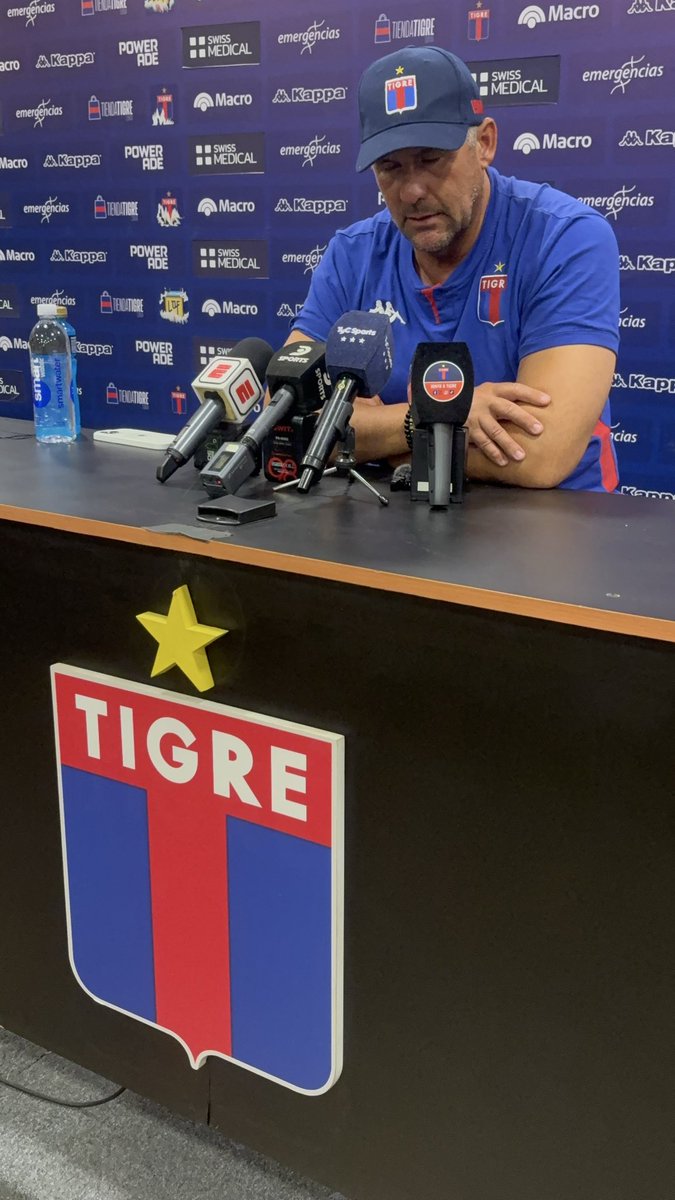 #Tigre
Sebastián Medina es baja por varios partidos por una distensión.
Jabes Saralegui será evaluado a último momento para ver si va de arranque.
Dabove en conferencia.