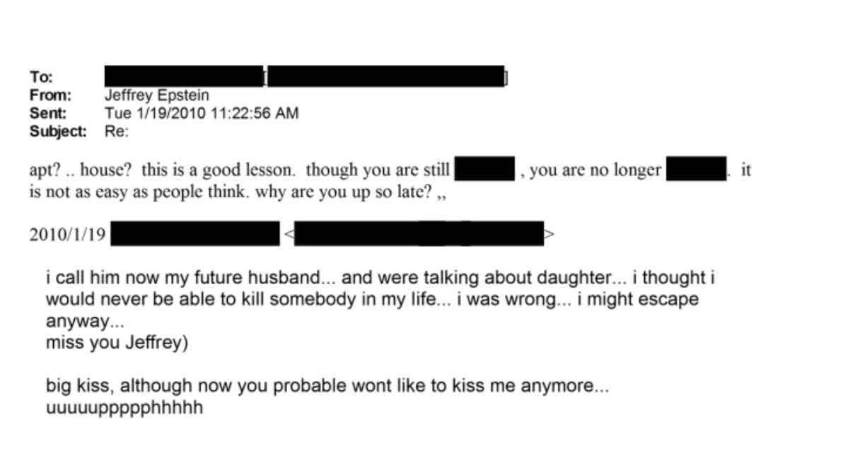 TheEpsteinFiles's tweet image. 🚨ANOTHER REDACTED MURDERER🚨

Yet another person talking with Epstein about killing someone. And yet we find another redacted name. I just don’t understand how or why the DOJ would protect this person, as well as countless others.