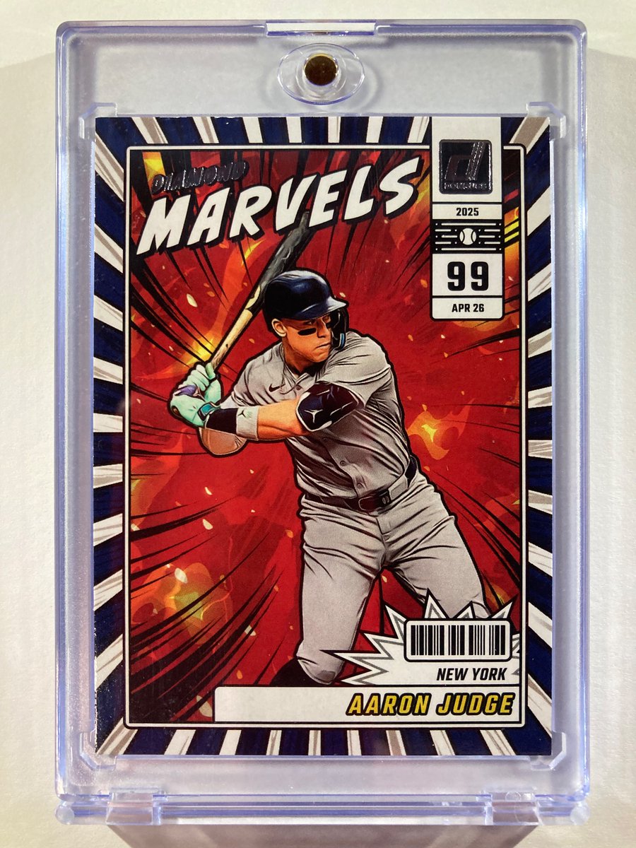 🎁Appreciation Day Giveaway🎁

Winner Announced Monday

🔥Aaron Judge Donruss Diamond Marvels Explosion

To enter
1. Follow
2. Retweet
3. Like