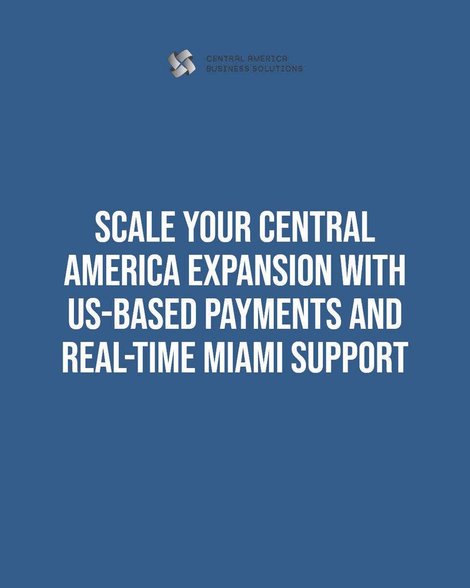 Central America Business Solutions tweet media