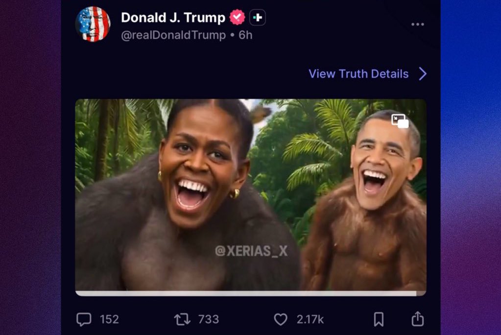 glindaupland's tweet photo. hey @nickiminaj this is what donald trump thinks of black people. this is what you have chosen to support. i hope you’re happy now. https://t.co/TcfrxHNpXL