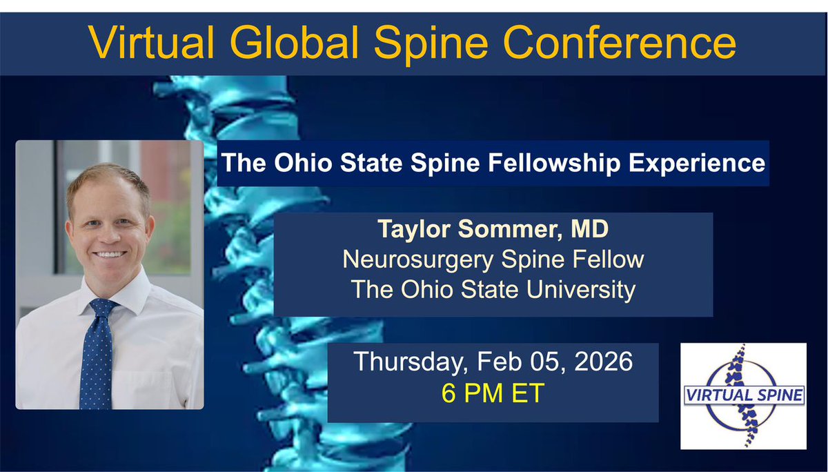 Virtual Global Spine Conference tweet media