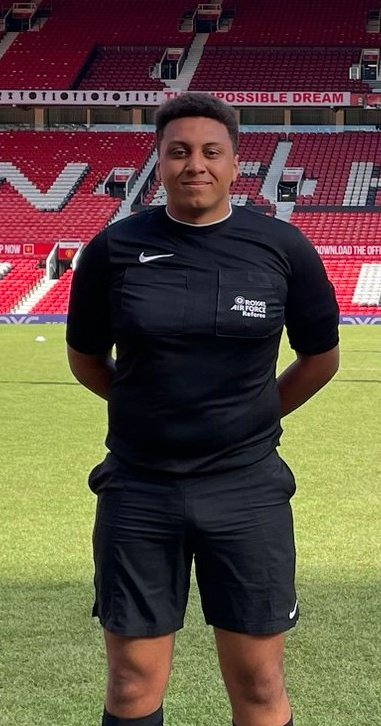 RAFFAReferees's tweet photo. Huge congratulations to:

Ref - James Astley
AR's - Fletcher Kelly &amp; Tom Nicholson
4th - Mark Forman

Who have all been appointed for the interservice match between Royal Navy U23s Vs Army U23s.

Best of luck to all referees involved.

#referee
#raffootball https://t.co/Jgb4mFHioD
