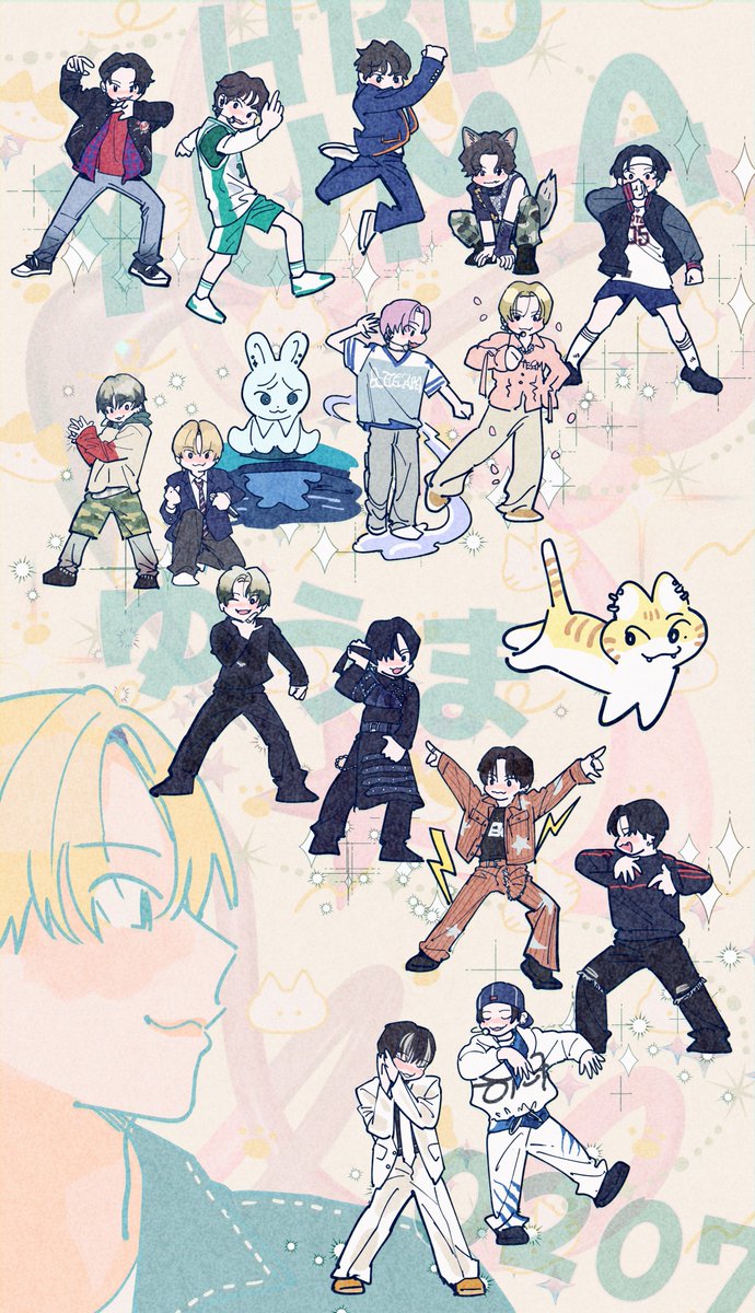 #유마생일일때맘이감격이구낭 #HAPPY_YUMA_DAY #出会った瞬間YUMAは特別  유마 생일축하해윰~
유마 언더스부터 ~ 활동했던 모습을 그려보다.  다 넣진 못했지만... 어떤 동작인지 맞춰보실 수 있다면.. 🥰