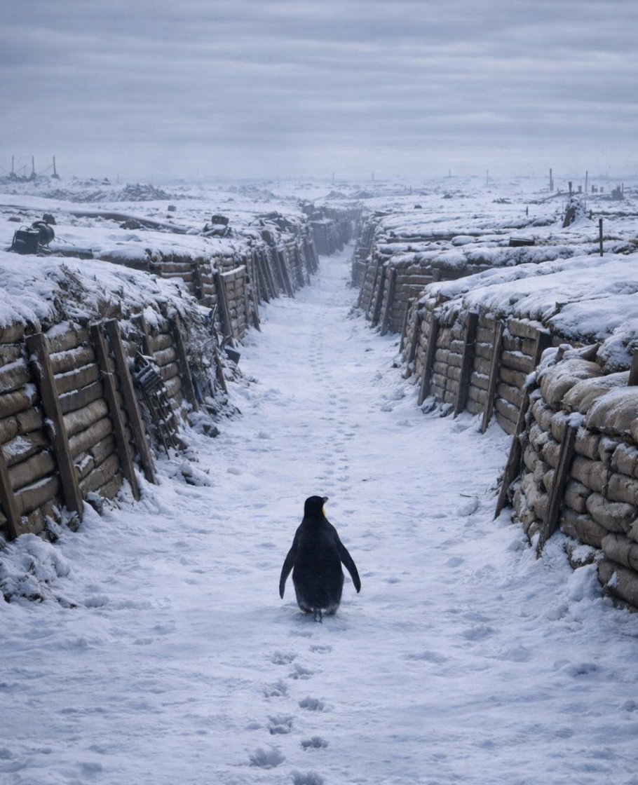 Dr. Ainley explained, that even if he caught him

He would immediately head back for the trenches... 🐧