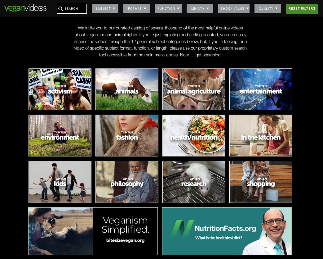 FARMUSA's tweet image. Check out VeganVideos.org for thousands of videos about #veganism, #animalrights, and #plantbased eating.