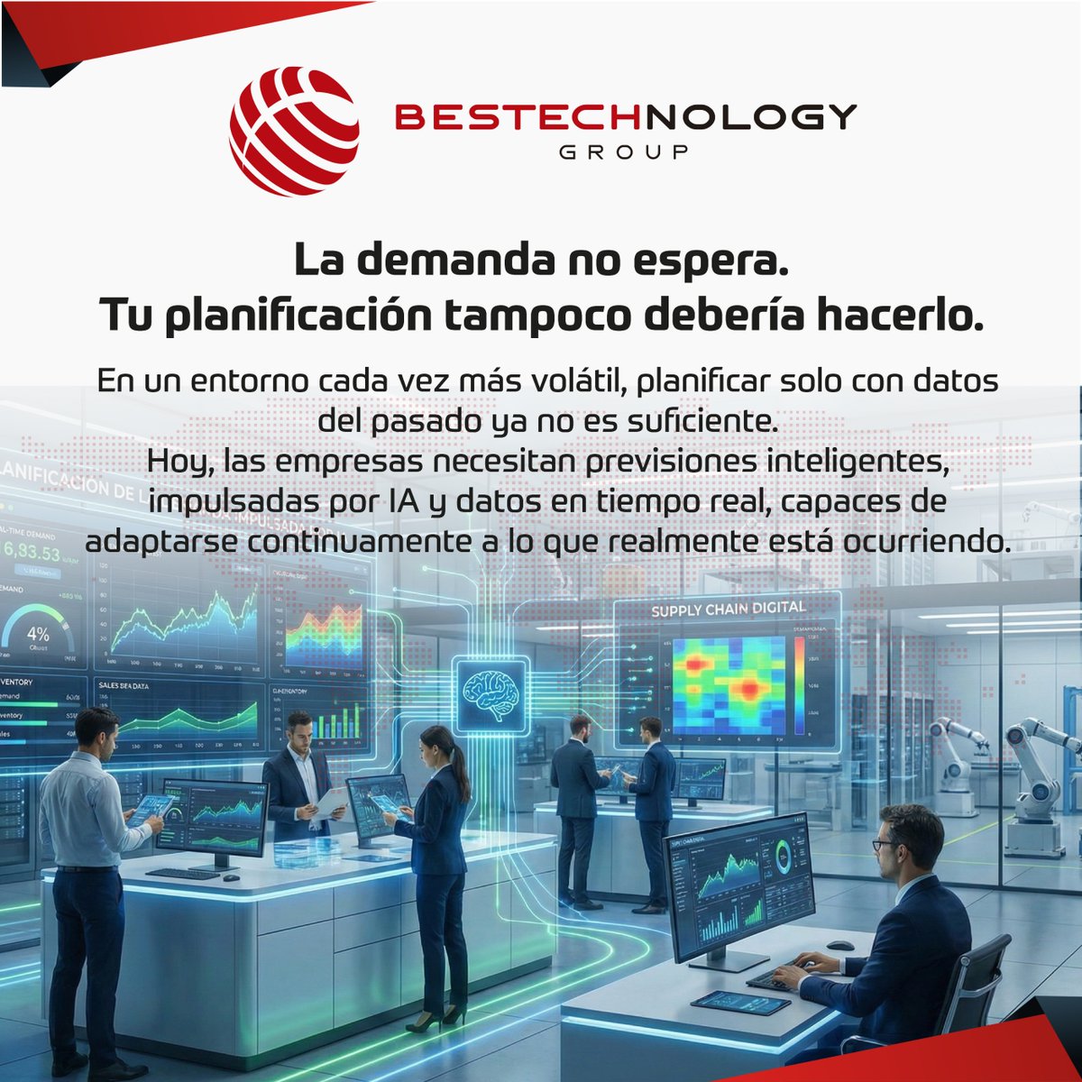 BestechnologyEC's tweet photo. La demanda no espera al cierre mensual… y tu planificación tampoco debería hacerlo.
La previsión impulsada por IA, actualizada en tiempo real, permite reaccionar más rápido a ventas, inventario y señales del mercado.
📷 https://t.co/m5ryIuGJNy
#AI #DemandForecasting #SupplyChain https://t.co/QAnxtFeJTy