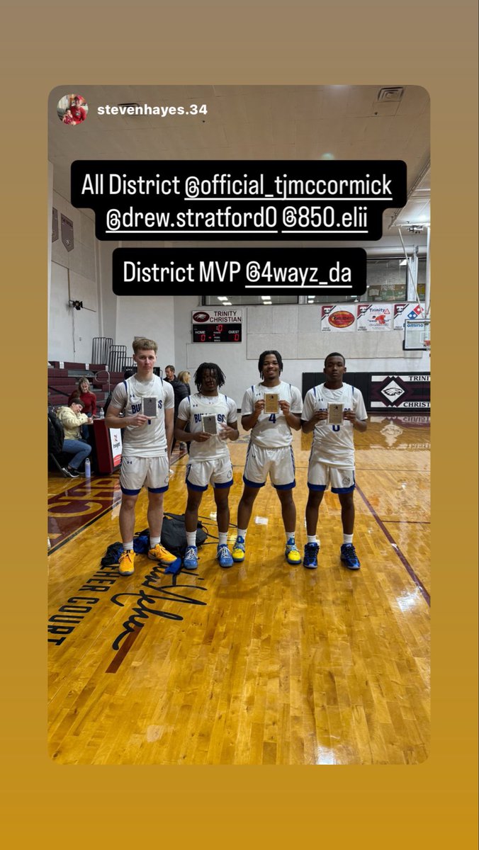 DrewStratford0's tweet photo. All-District Team 💪🏽🔥

Grateful to be named All-District this season.

Blessed to see the hard work paying off — but the job’s not finished.
Locked in. Focused. Always getting better. 🏀

#AllDistrict #FreshmanImpact #ClampCity #TwoWayGuard #MDCA #Bulldogs #GrindNeverStops https://t.co/2UgvIGIdy3