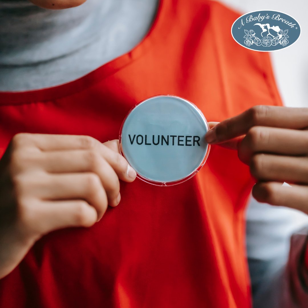 Love looks like showing up. 💙
 Our volunteers give their time, care, and faith to help mothers and families feel supported every step of the way.

 We are deeply grateful for you 🙏.
 484-571-4450 | ababysbreath.org/volunteering

 #ABabysBreath #VolunteerAppreciation #LoveInAction