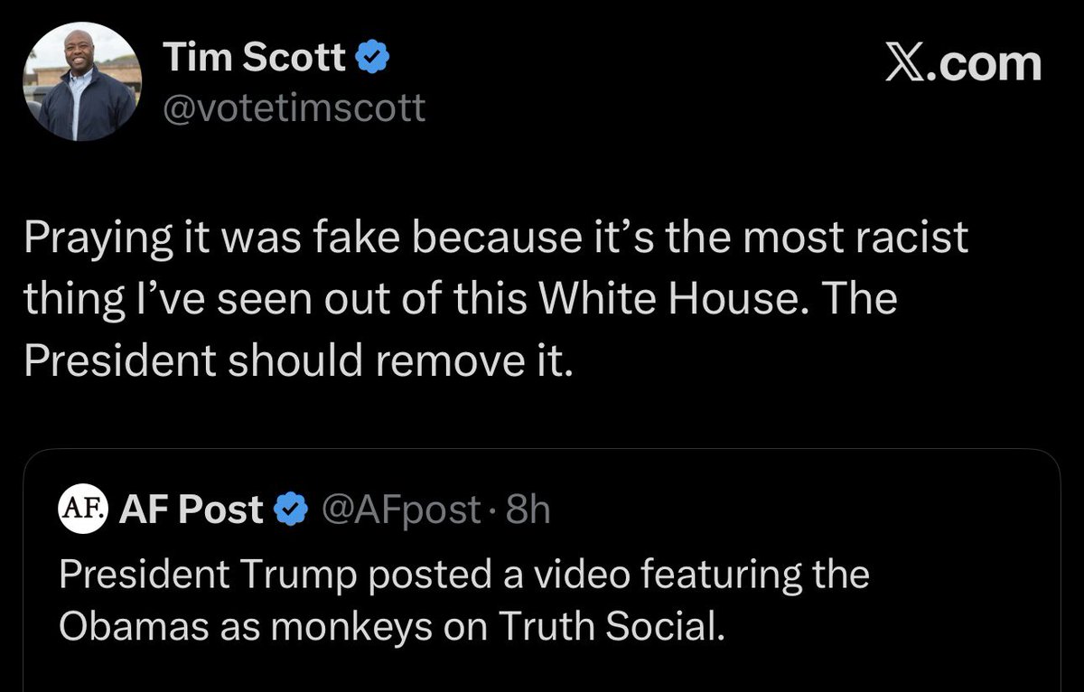 It’s so bad even Tim Scott isn’t afraid to criticize it.