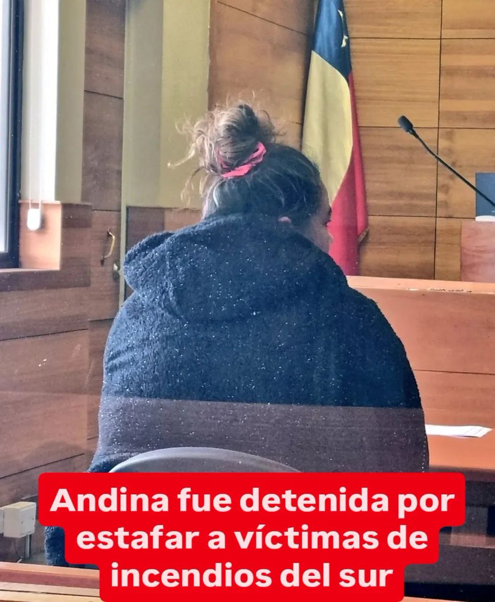 🟣 #LOSANDES Una mujer domiciliada en Villa Los Copihues fue detenida por el delito de estafa tras engañar a varios damnificados del sur con supuesto comité habitacional.

Lee más en uplaradio.cl
#incendiosforestales