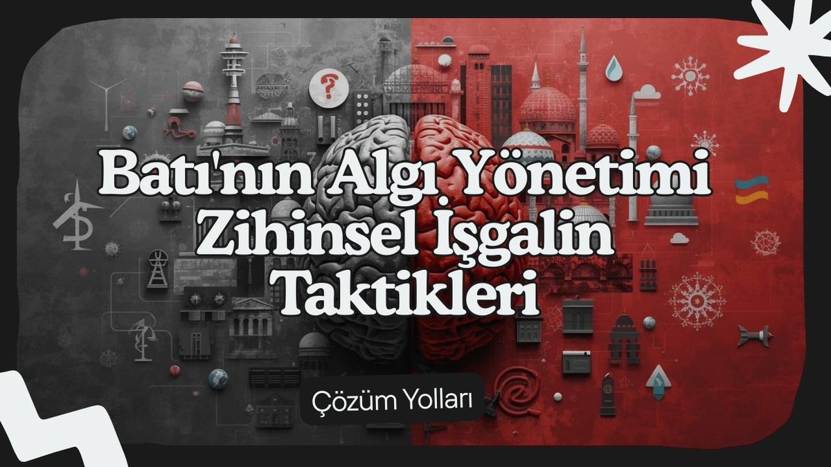 Batı'nın Zihinleri Sömürgeleştirme Taktikleri? Zihinsel İşgal Nasıl Olur? 

Epstein dosyalarından sonra Batı'nın ahlaki yüzü ortaya çıktı. Peki bu ahlaksız zihniyet nasıl oldu da bize kendisini iyi bizi ise kötü göstermeyi başardı? 

İzlemek için link: youtu.be/nzbEWEnqrw4