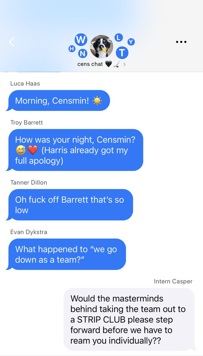 OttawaCentaurs_'s tweet photo. 💬 #CensTexts #3
What happens in Vegas… PT 1 https://t.co/R9orJgcOCX