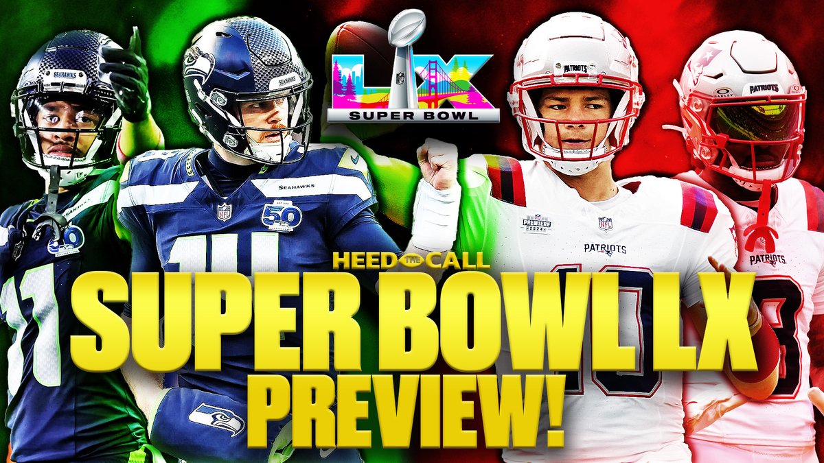 HeedTheCallPod's tweet photo. NEW SUPER POD! @ArifHasanNFL and @ConorOrr join to preview every matchup, every advantage, and every unknown ahead of Super Bowl LX!
Plus our picks and predictions:
πΊhttps://t.co/UShA5ymjKe
π§https://t.co/6NH3YFqSO4
π§https://t.co/ubgRiz5NEQ https://t.co/h1ZQ2DmqwT