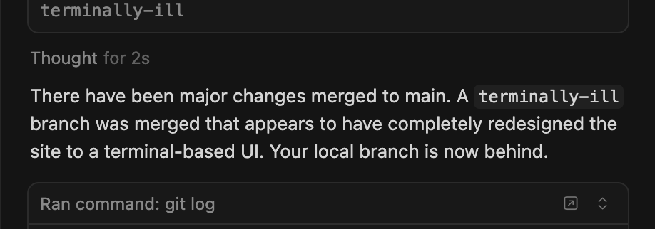 . <a href="/andresthedsignr/">Andres Gonzalez</a> likes to keep the team on our toes with branch names
