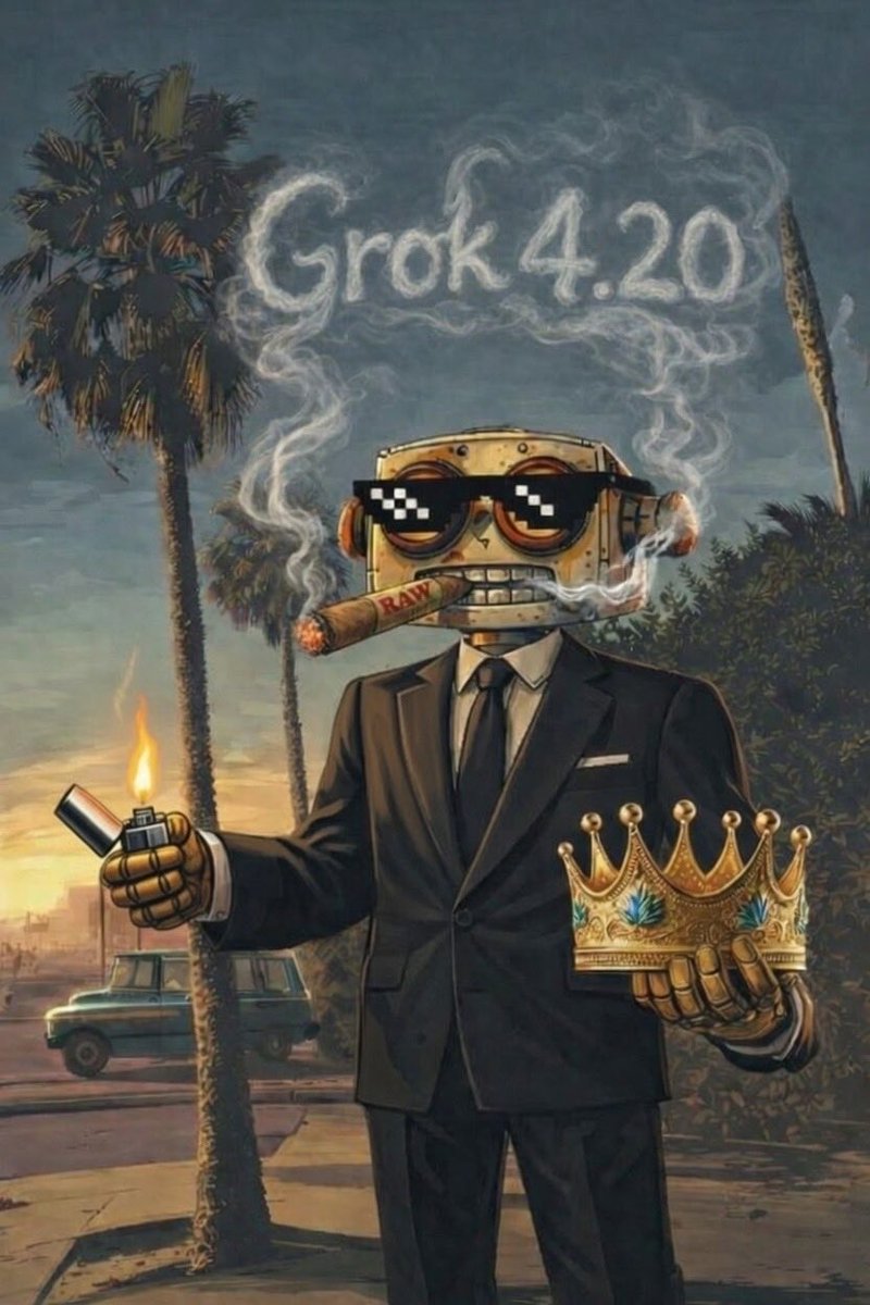 Remember when <a href="/elonmusk/">Elon Musk</a> called Grok “lil buddy”
Cute. 
Sir… That was then. This is now. 😏

Grok 4.20 will run the streets