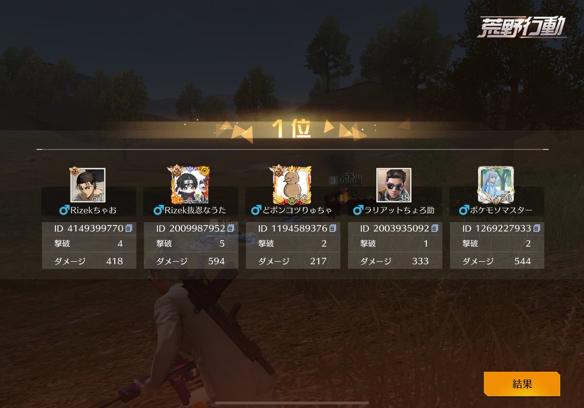 2戦1勝
ちょろ助です