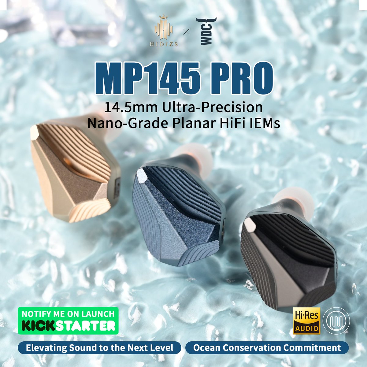 Hidizs's tweet photo. HIDIZS MP145 PRO
Elevating Sound to the Next Level | Ocean Conservation Commitment
MP145 PRO is coming on Kickstarter!
🔔 Notify me on launch: https://t.co/n3IXi8Kbis
#Hidizs #MP145PRO #PlanarIEMs #WDC https://t.co/p7maAVMaZX
