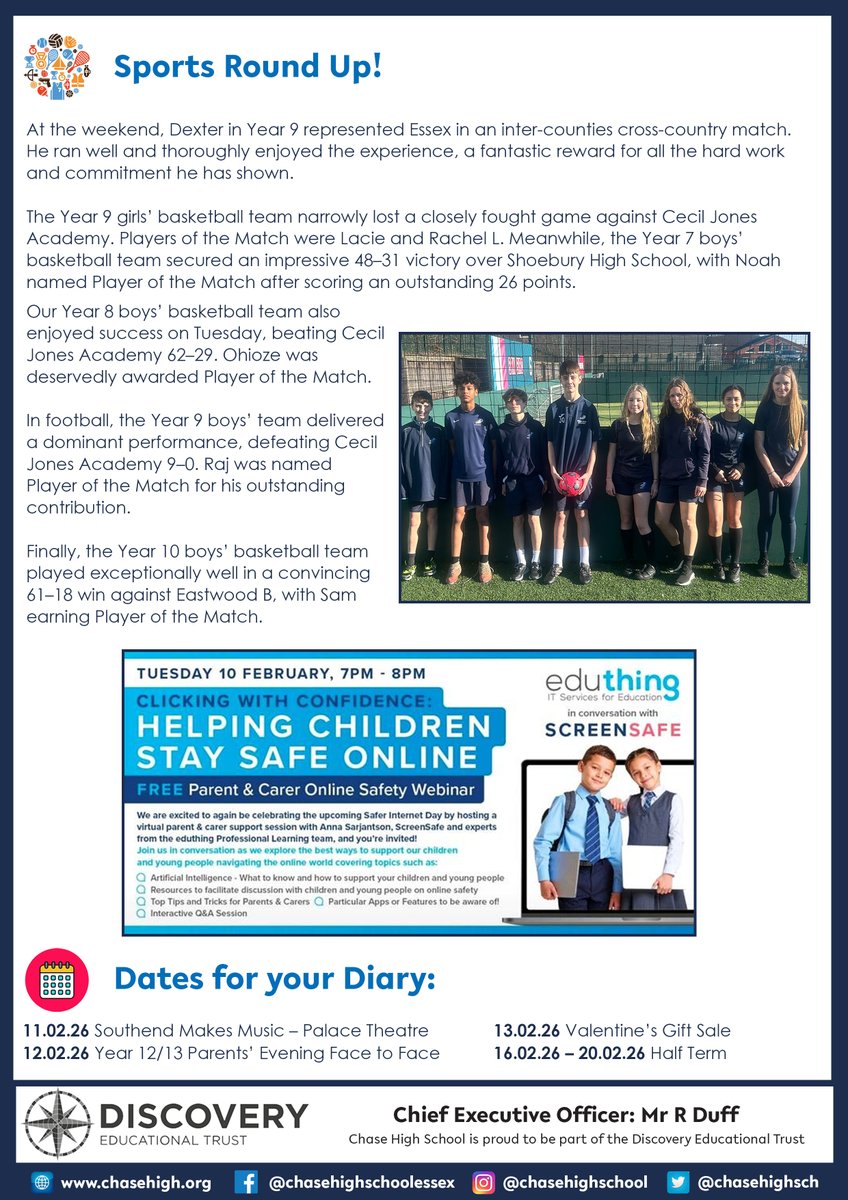 Chase High School tweet media