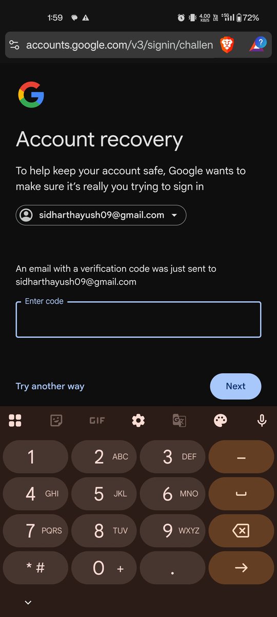 anurag1956715's tweet image. @GoogleIndia @Android @GoogleOne My account [YourEmail] is stuck in a technical loop after a factory reset. Despite having a valid recovery email/phone, the system only sends the OTP to the LOCKED email itself. As a #GoogleOne member, I need urgent manual review. #AndroidHelp
