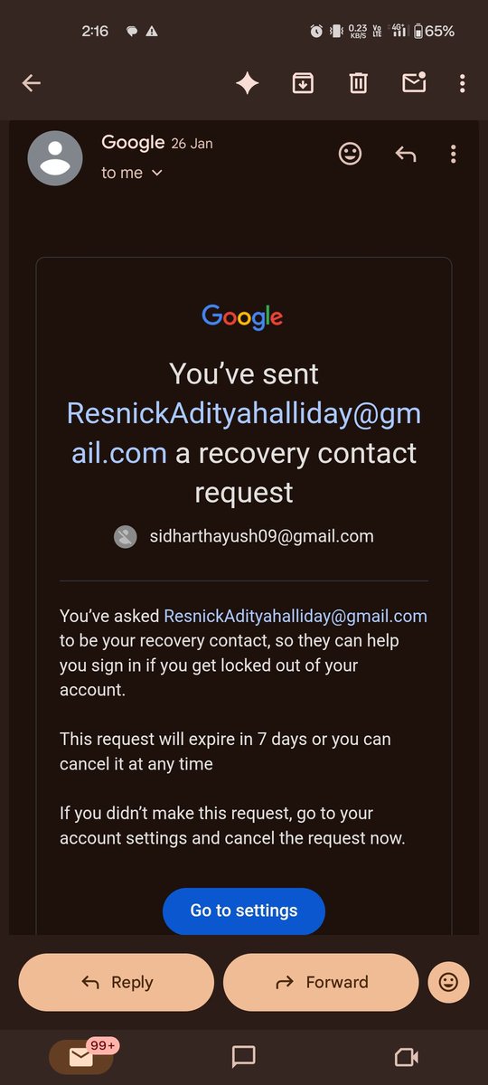 anurag1956715's tweet image. @GoogleIndia @Android @GoogleOne My account [YourEmail] is stuck in a technical loop after a factory reset. Despite having a valid recovery email/phone, the system only sends the OTP to the LOCKED email itself. As a #GoogleOne member, I need urgent manual review. #AndroidHelp
