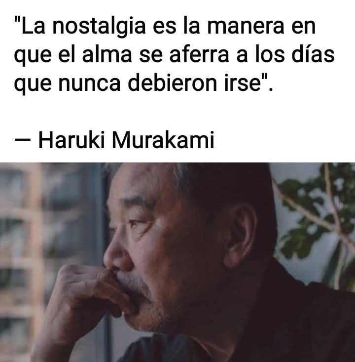 La nostalgia 😌