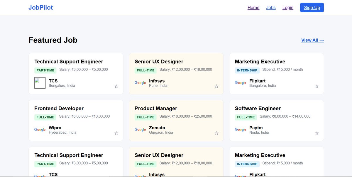 HarshBhakre's tweet image. Post #2 – Learning update 🚀

1. Learned WebSockets basics
2. Explored software testing methods
3. Completed a basic HTML &amp;amp; CSS project 🎉
 Deployed project link 👇
🔗harshbhakre.github.io/jobportalAssig…

#PublicLearning #DailyLearning #WebSockets #SoftwareTesting #HTML #CSS #BuildInPublic