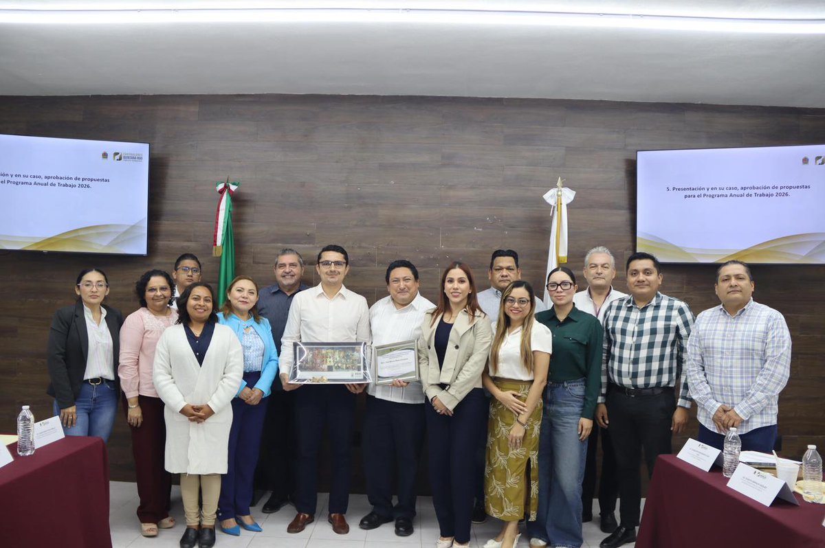 El M.A.T. Edwin Celis Madrid, Titular del OIC del TJAAQROO, participó en la mesa de trabajo de la Comisión Permanente de Contralores del Estado, donde se revisó el Plan 2026 sobre responsabilidades administrativas, ética, contrataciones y transparencia. #TJAAQROO ⚖️