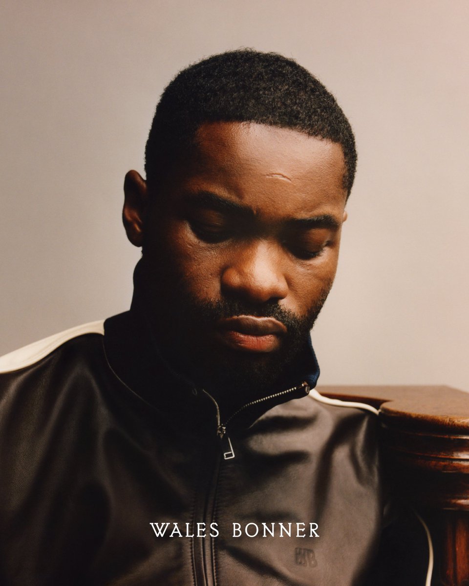 walesbonner's tweet photo. The Wales Bonner Spring Summer 2026 campaign.

Dave photographed by Jamie Hawkesworth in South London.

Discover at https://t.co/fG3q6ZoaIR

Starring @Santandave1
Photography Jamie Hawkesworth
Styling Tom Guinness
Creative Direction Jonny Lu https://t.co/IZ45dsleVI