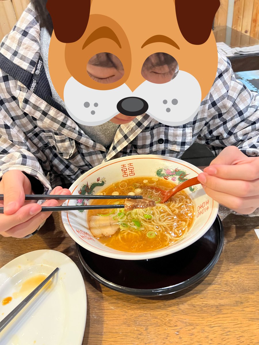 息子と深夜の🍜喰らいに