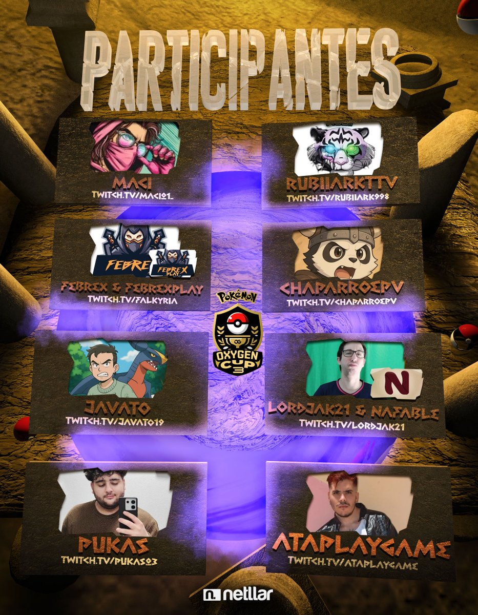 GamingOxygen's tweet photo. En principio, aquí están los últimos participantes de la #OxygenCup3 🏆

🟡 @maci01_
🟡 @rubi_moto
🟡 @febreXXIV
🟡 @ChaparroEPV
🟡 @Mr22Javier
🟡 @Lordjak21 &amp; @nafable721
🟡 @SrPukas
🟡 @ataplaygame 

¡Bienvenidos a la aventura! 💛 https://t.co/dJDNWWTXhh