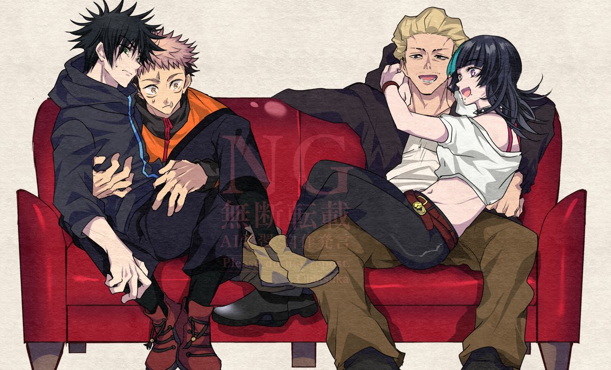 本誌の時に描いたいたふしときんきらをアニメカラーにした