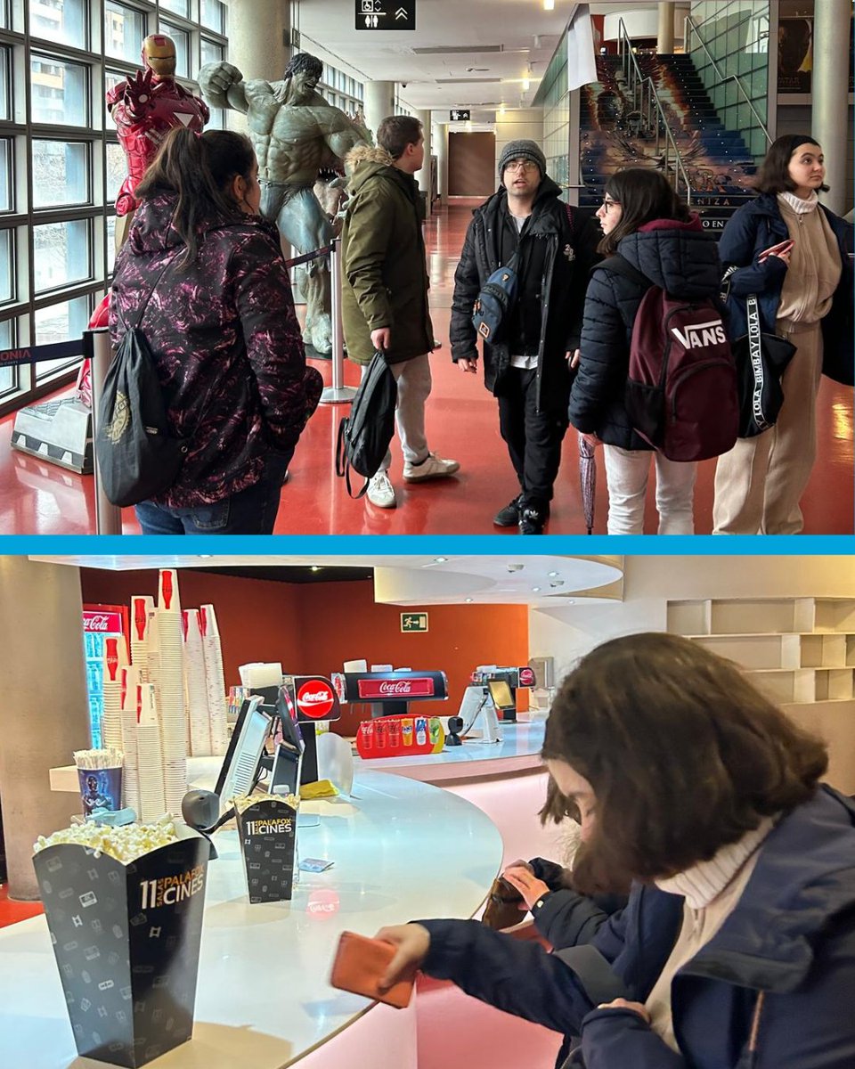 🎬🍿 ¡Salida al cine del Grupo de Ocio!

🐾 Fueron al cine a disfrutar de Zootrópolis 2, una experiencia compartida llena de risas, emoción y buenos momentos.

💙 Una salida que nos permite compartir, socializar y seguir disfrutando del ocio de forma inclusiva.