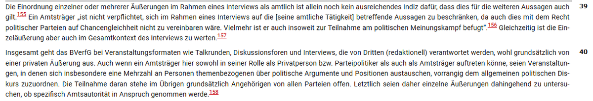 Das nun von vielen kritisierte VG Schleswig bezieht sich in seiner Entscheidung zu den Günther-Äußerungen bei Lanz übrigens auf das von Christian Conrad, Rechtsanwalt bei Ralf Höcker, herausgegebene "Handbuch Öffentlich-rechtliches Äußerungsrecht" (§ 2):