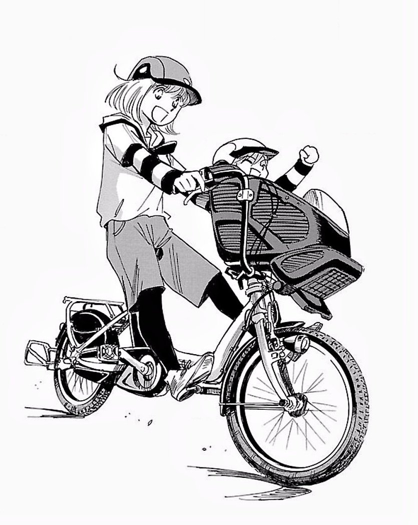 アオバの場合、編集部や関係者に【自転車の写真を用意してもらう】というのは一切無い。

何でかというとー
役に立たないからだ
(ぶっちゃけた!)

漫画として自転車を扱う場合【このアングルでこのパースで】というのは、僕しか分かってない。
だから自分で取材して、自分で撮る。 