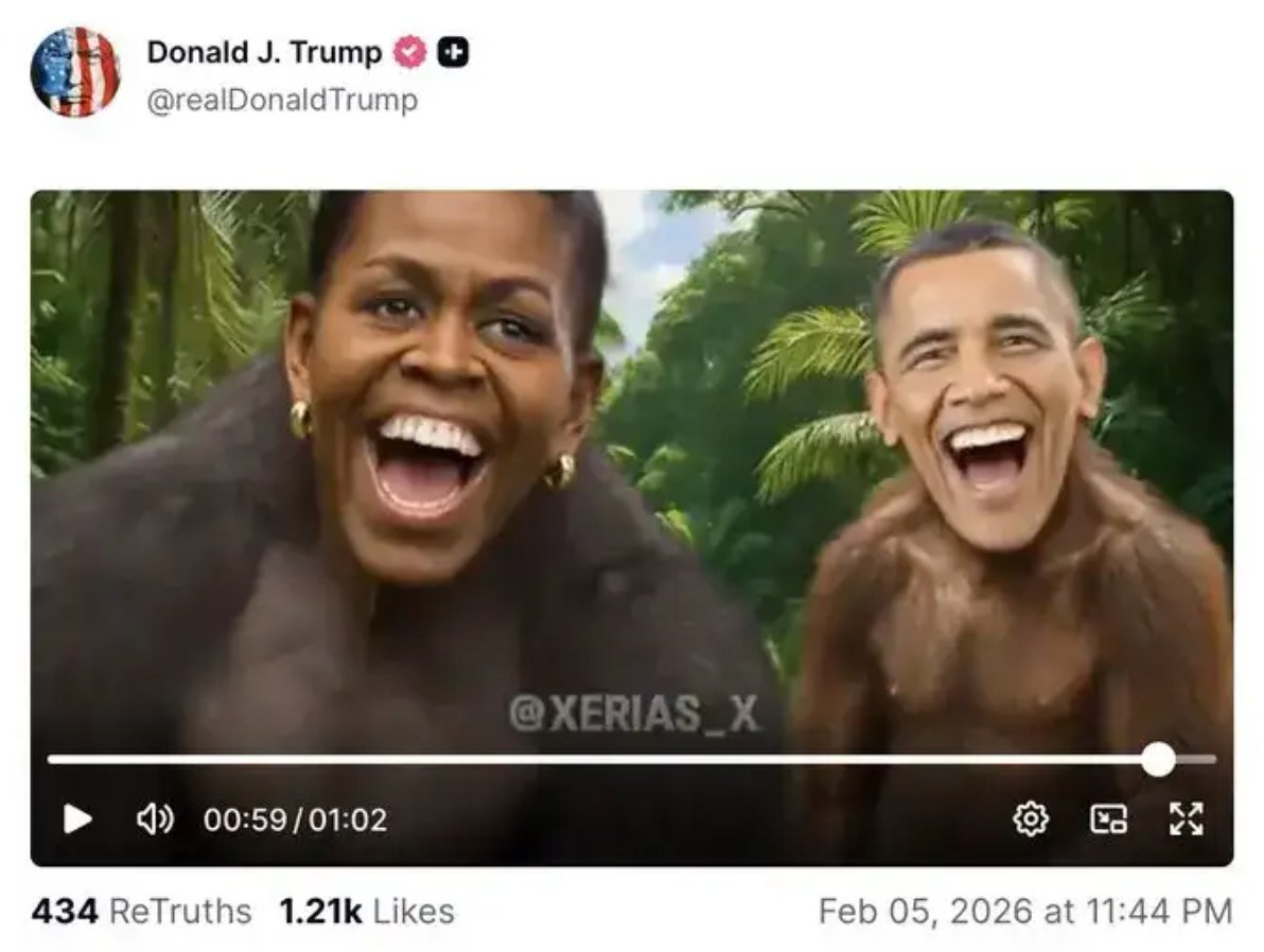 Stan_Cerovsky's tweet photo. @USAmbPoland @POTUS Your president is insult itself. Look, what he posted: https://t.co/w90cORq2n8