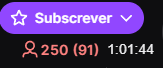 MrKronosPT's tweet photo. Este streamer português já falou bastante sobre viewbotting na Twitch/Kick.
É um dos mais conhecidos e faz viewbotting.

Viewers 250 <> Viewers Reais 91

Algo de errado não está certo. 😂 https://t.co/UXMK7InU11