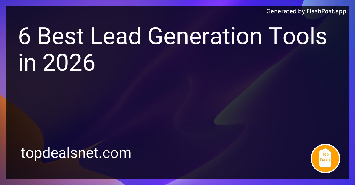 alieGotha's tweet image. Friend: “2026 tools are overrated!” Me: Watch me automatically generate more leads than you! 😜

Source: topdealsnet.com/blog/best-lead…

#SalesStrategy #FinTwit #MarketingInnovation #LeadGenerationTools #generation #lead