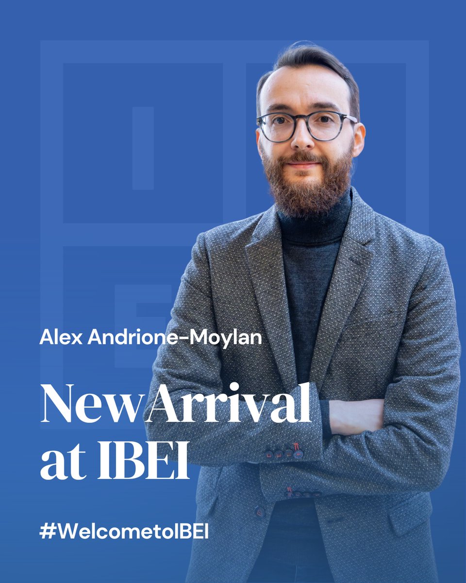 IBEI's tweet photo. 👤 Welcome to IBEI Alex!
Alex Andrione-Moylan joins us as a Juan de la Cierva Post-doctoral Fellow. PhD from @KU_Leuven, his research explores the (de-)politicization and geopoliticization of #EU policies.
He also joins the Obs team at IBEI 🚀
#IBEI #Faculty #EUPolitics https://t.co/w9qQNiere4