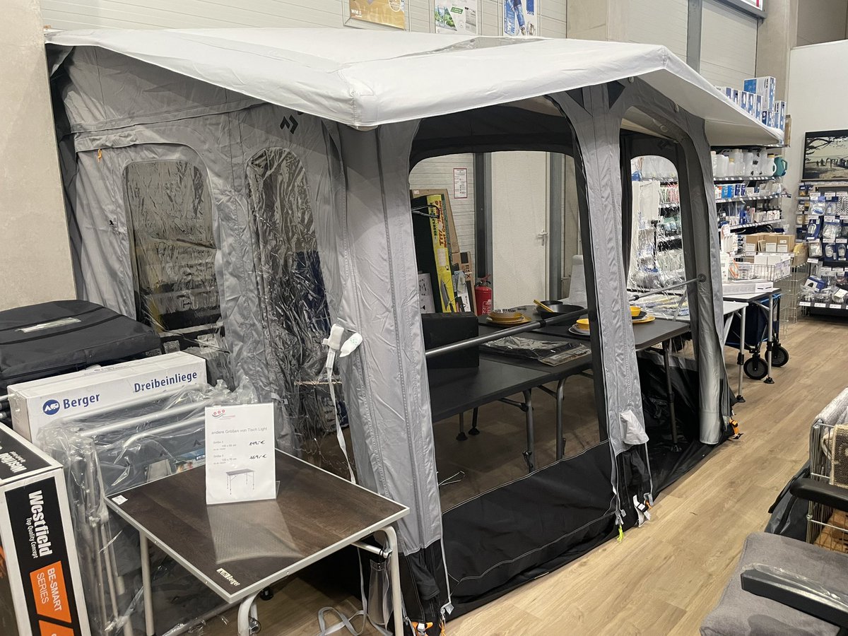 ASEReisemobile's tweet photo. 🏕️✨ Dometic Club Air Tour 260 S
Bei uns im Laden aufgebaut und live zu besichtigen!
Viel Platz, hoher Komfort und flexibel einsetzbar 🚐
👉 Und das Beste:Bei uns findest Du noch viele weitere schöne – und auch reduzierte – Artikel! 💸😍
Komm vorbei und lass Dich inspirieren 🔧✨ https://t.co/h9IbH2OBu6